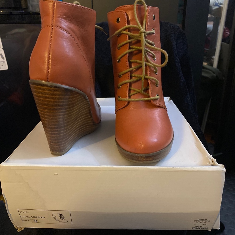 wedge ankle boots Size 9